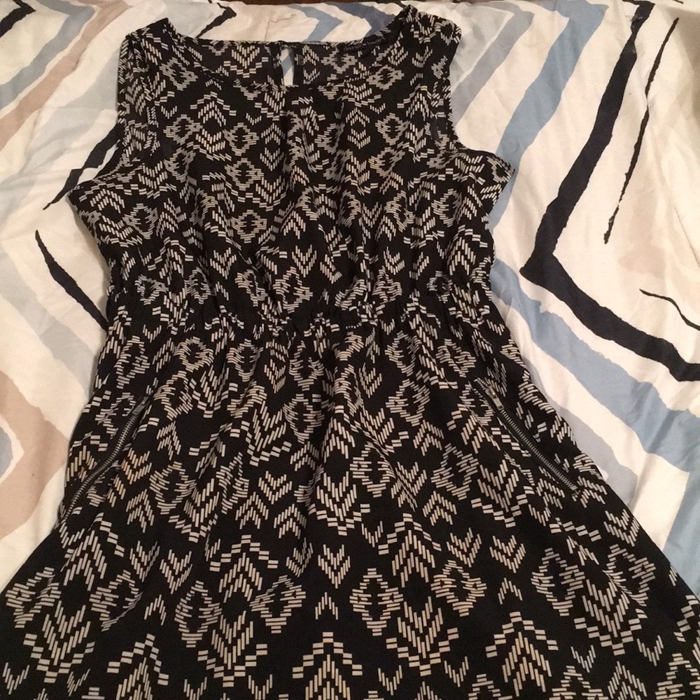 Black and white dress